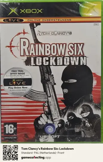 Tom Clancy's Rainbow Six: Lockdown Xbox, Netherlands box front