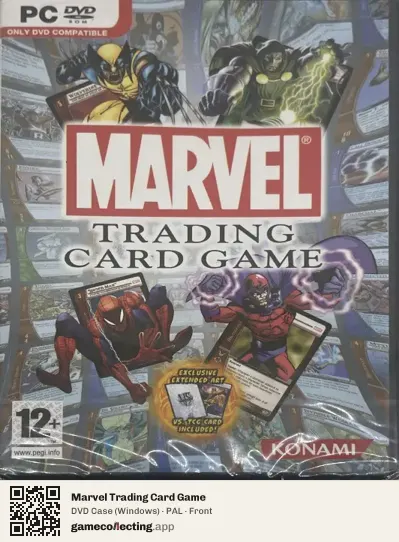Marvel Trading Card Game Computer, PAL box front