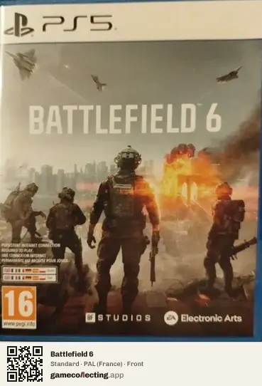 Battlefield 6 PlayStation 5, France box front