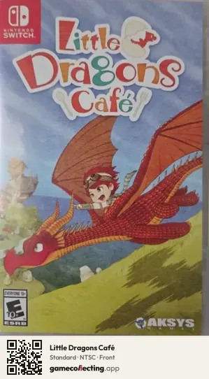 Little Dragons Café Nintendo Switch, NTSC box front
