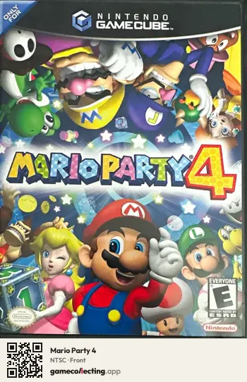 Mario Party 4 Nintendo GameCube, NTSC box front