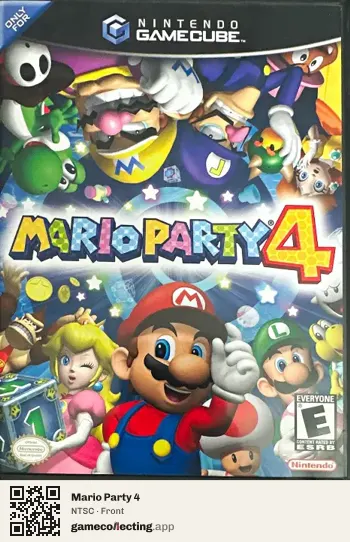 Mario Party 4 Nintendo GameCube, NTSC box front
