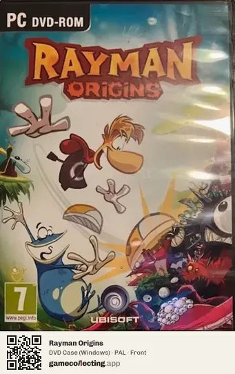 Rayman Origins Computer, PAL box front