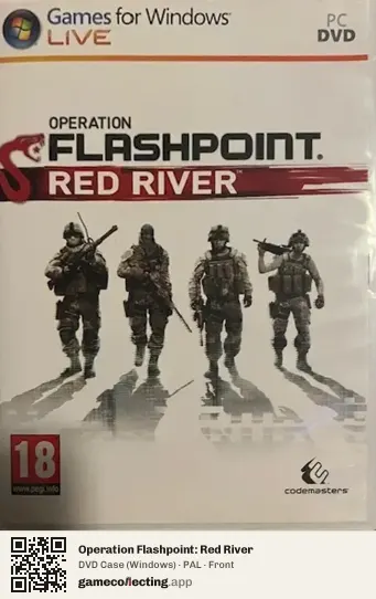 Operation Flashpoint: Red River Computer, PAL box front