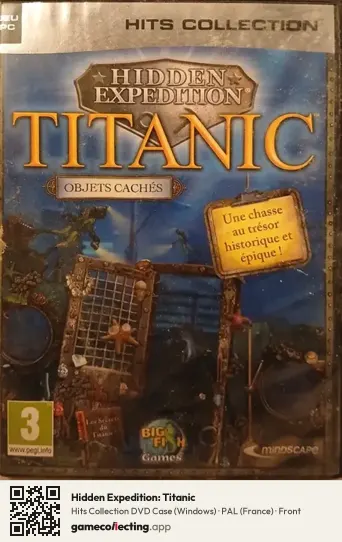 Hidden Expedition: Titanic Computer, France box front