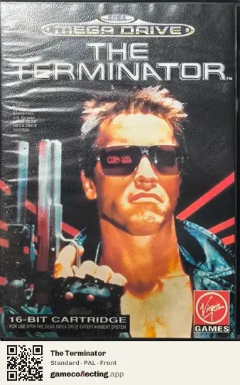 The Terminator Sega Mega Drive / Genesis, PAL box front