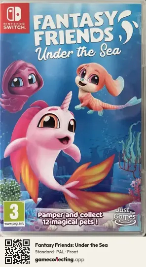 Fantasy Friends: Under the Sea Nintendo Switch, PAL box front