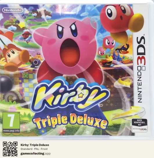 Kirby: Triple Deluxe Nintendo 3DS, PAL box front