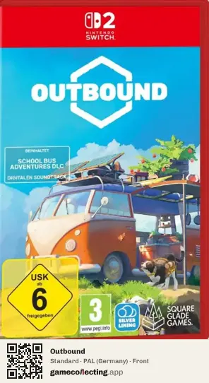 Outbound Nintendo Switch 2, Germany box front