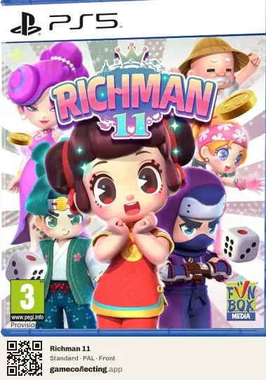 Richman 11 PlayStation 5, PAL box front