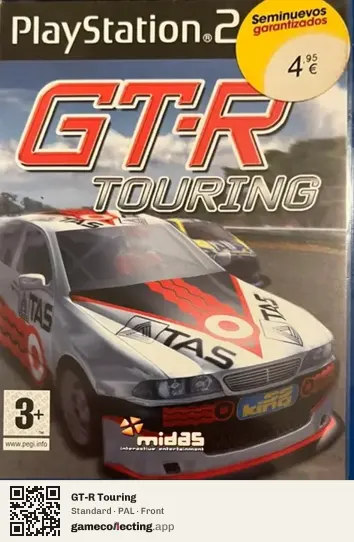 GT-R Touring PlayStation 2, PAL box front