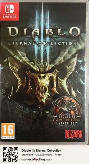 Diablo III: Eternal Collection Nintendo Switch, Germany box front