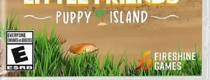 Little Friends: Puppy Island, the ESRB box on its front