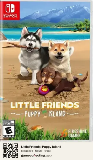 Little Friends: Puppy Island Nintendo Switch, NTSC box front