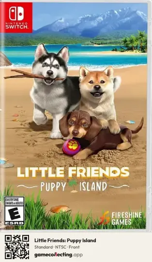 Little Friends: Puppy Island Nintendo Switch, NTSC box front