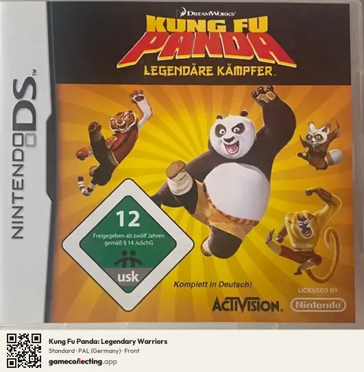 Kung Fu Panda: Legendary Warriors Nintendo DS, Germany box front