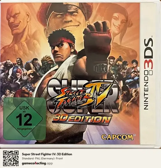 Super Street Fighter IV: 3D Edition Nintendo 3DS, Germany box front