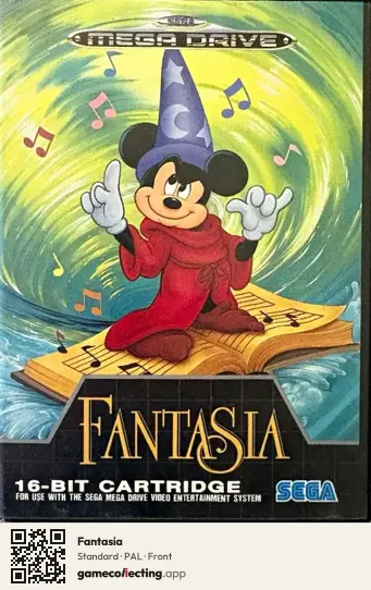 Fantasia Sega Mega Drive / Genesis, PAL box front
