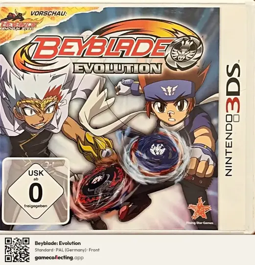 Beyblade: Evolution Nintendo 3DS, Germany box front