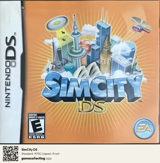 SimCity DS Nintendo DS, Japan box front