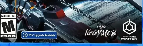 Gungrave G.O.R.E, the ESRB box on its front