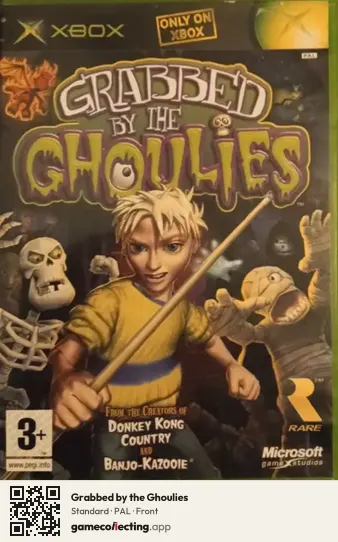 Grabbed by the Ghoulies Xbox, PAL box front