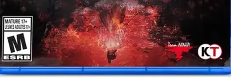 Nioh 3, the ESRB box on its front