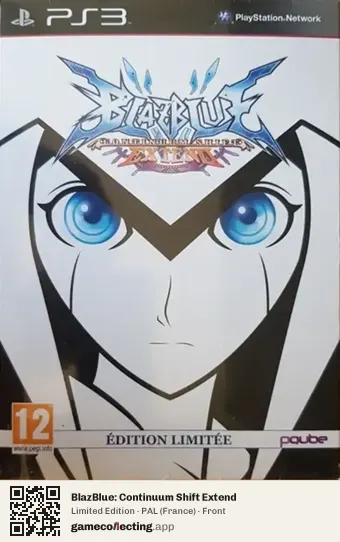 BlazBlue: Continuum Shift Extend PlayStation 3, France box front