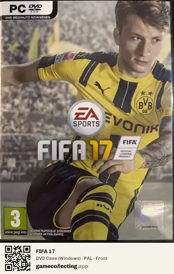 FIFA 17 Computer, PAL box front