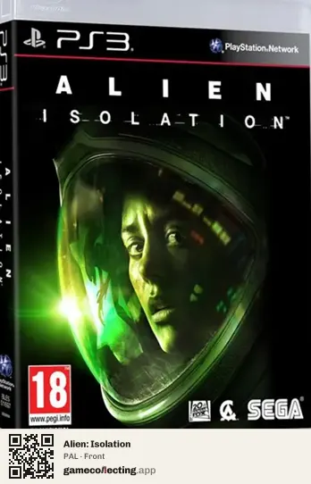 Alien: Isolation PlayStation 3, PAL box front