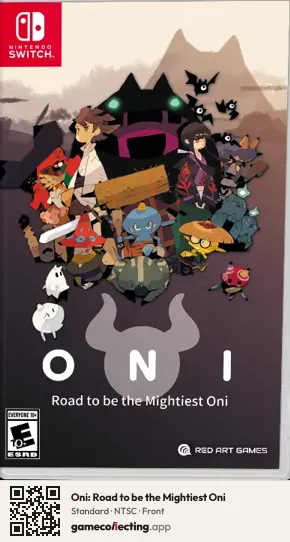 Oni: Road to be the Mightiest Oni Nintendo Switch, NTSC box front