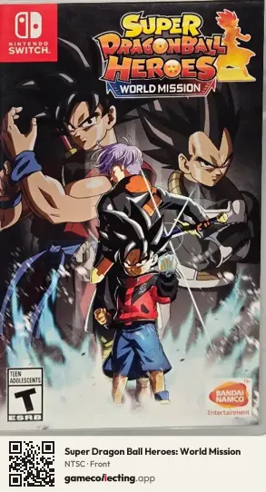 Super Dragon Ball Heroes: World Mission Nintendo Switch, NTSC box front