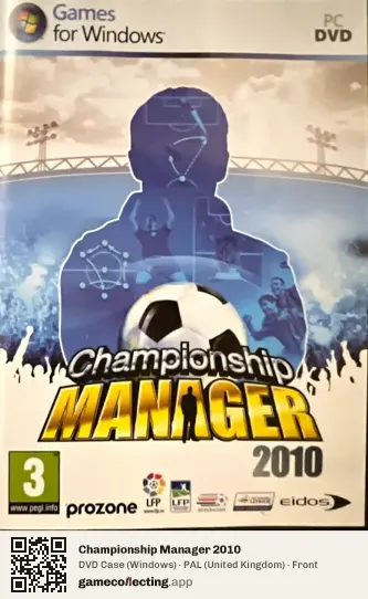 Championship Manager 2010 Computer, United Kingdom box front
