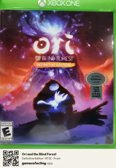 Ori and the Blind Forest Xbox One, NTSC box front