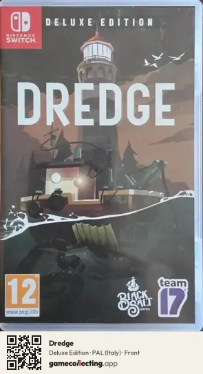 Dredge Nintendo Switch, Italy box front