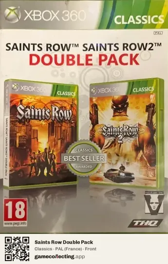 Saints Row Double Pack Xbox 360, France box front