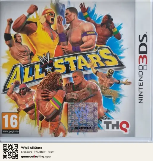 WWE All Stars Nintendo 3DS, Italy box front