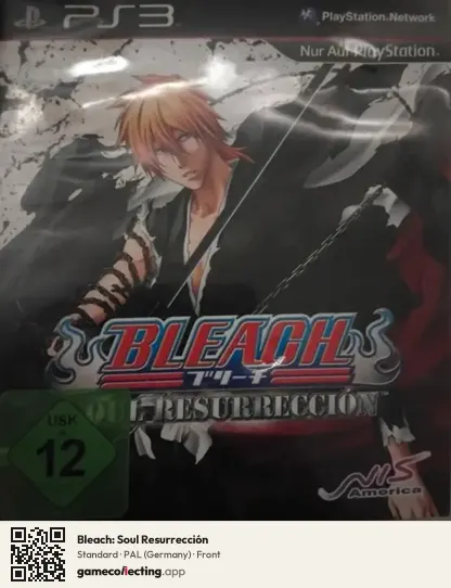 Bleach: Soul Resurrección PlayStation 3, Germany box front