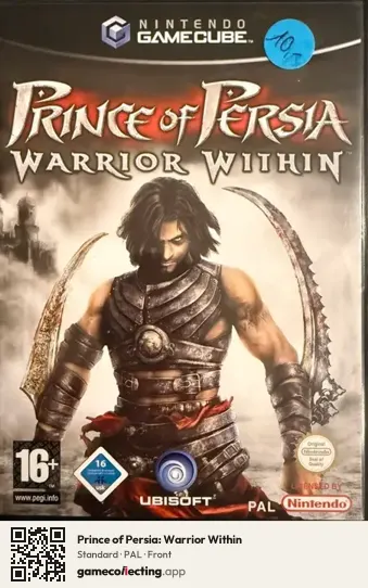 Prince of Persia: Warrior Within Nintendo GameCube, PAL box front