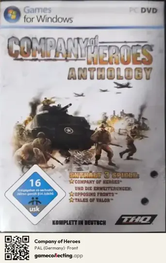 Company of Heroes Computer, Germany box front