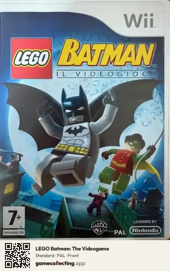 LEGO Batman: The Videogame Nintendo Wii, PAL box front