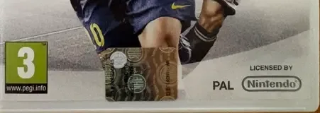 FIFA 14, the PEGI square on its front