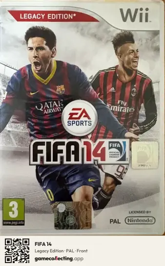 FIFA 14 Nintendo Wii, PAL box front