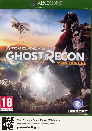 Tom Clancy's Ghost Recon: Wildlands Xbox One, United Kingdom box front