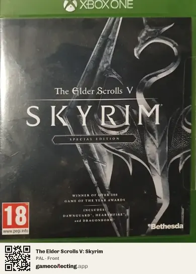 The Elder Scrolls V: Skyrim Xbox One, PAL box front