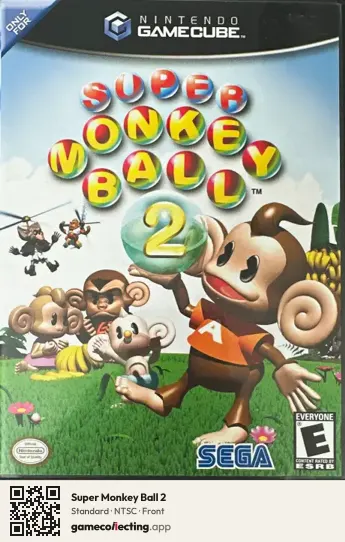 Super Monkey Ball 2 Nintendo GameCube, NTSC box front