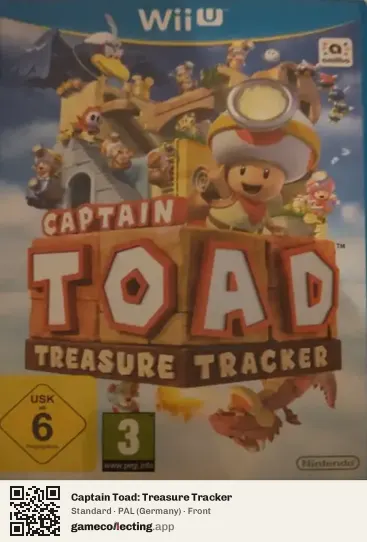 Captain Toad: Treasure Tracker Nintendo Wii U, Germany box front