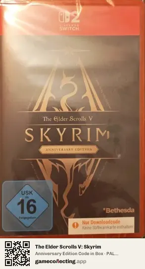 The Elder Scrolls V: Skyrim Nintendo Switch 2, Germany box front