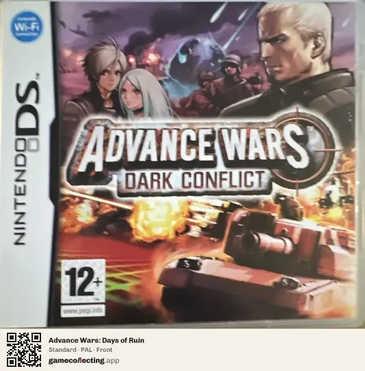 Advance Wars: Days of Ruin Nintendo DS, PAL box front
