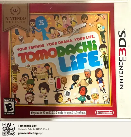 Tomodachi Life Nintendo 3DS, NTSC box front
